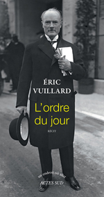L'ordre du jour - Eric Vuillard © Actes Sud
